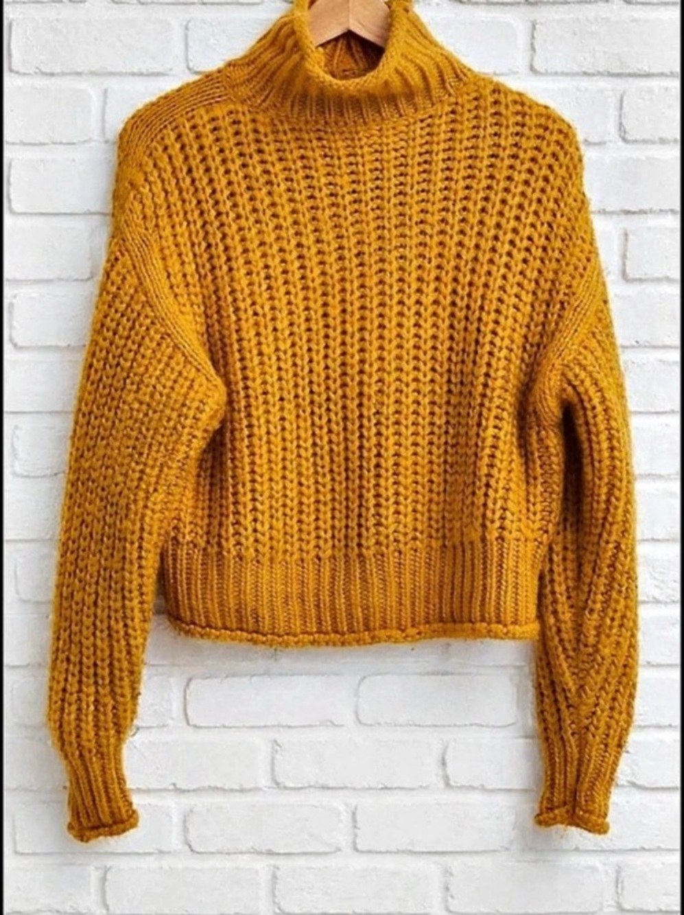Yellow Turtleneck Sweater Like New